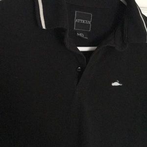 atticus black polo